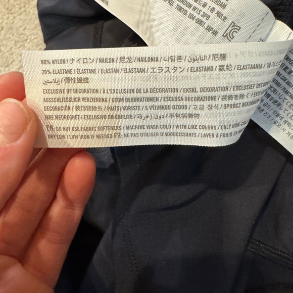 Abercrombie Traveler Zip-Front Mini Dress with Built-in Shorts Black L - Picture 11 of 12